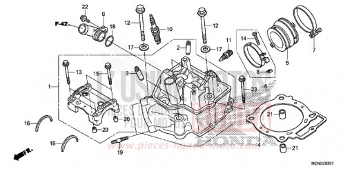 CULASSE (F/G) CRF450RF de 2015